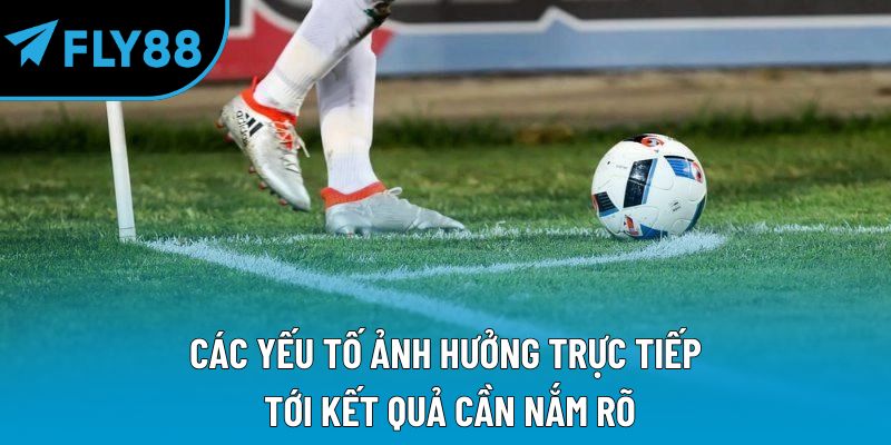 Các yếu tố ảnh hưởng trực tiếp tới kết quả cần nắm rõ